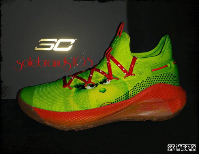 库里6格林奇偷走圣诞定制配色曝光 圣诞大战球星上脚了哪些好看的配色 库里6格林奇偷走圣诞定制配色曝光 圣诞大战球星上脚了哪些好看的配色